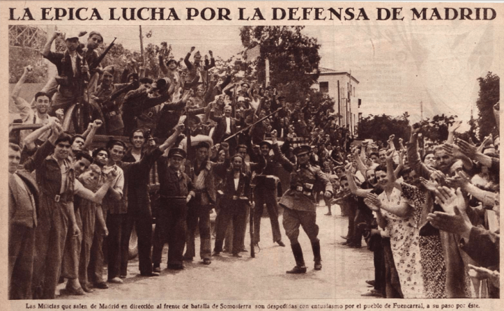 MILICIAS HACIA SOMOSIERRA