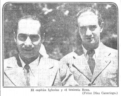 PRENSA CAPITAN IGLESIAS Y REUS. HERALDO MADRID