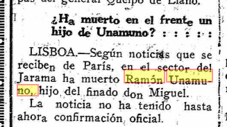 HERALDO DE ZAMORA. SUPUESTA MUERTE
