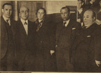 PEDRO RICO ACTO CINE MONUMENTAL 1936 OCTUBRE