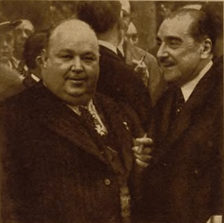 PEDRO RICO CON ENCARGADO NEGOCIOS CUBA EN 1936